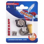 Выключатель для настенного светильника с деревянным наконечником Silver блист. Rexant 06-0244-A Выключатель для настенного светильника с деревянным наконечником Silver блист. Rexant 06-0244-A