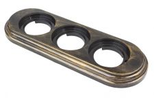 Рамка 3-м ретро пластик. бронз. Bironi BF1-630-25 Рамка 3-м ретро пластик. бронз. Bironi BF1-630-25