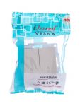 Переключатель проходной 2-кл. СП Vesna механизм крем. LEZARD 742-0388-106 Переключатель проходной 2-кл. СП Vesna механизм крем. LEZARD 742-0388-106
