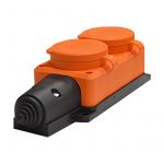 Колодка удлинителя 2-м Компакт 1ф с заглушками каучук оранж. UNIVersal 3033 Колодка удлинителя 2-м Компакт 1ф с заглушками каучук оранж. UNIVersal 3033