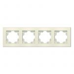 Рамка 4-м Афина универс. сл. кость (ivory) Universal A0046-I Рамка 4-м Афина универс. сл. кость (ivory) Universal A0046-I