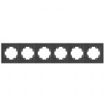 Рамка 6-м Афина универс. графит Universal A1043-Gr