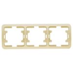 Рамка 3-м Mimoza горизонт. крем Makel 32013