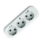 Колодка удлинителя 3-м с заземл. АБС-пластик UNIVersal E303 Колодка удлинителя 3-м с заземл. АБС-пластик UNIVersal E303