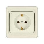 Розетка 1-м СП Валери 16А с заземл. сл. кость UNIVersal Б-В0028 Розетка 1-м СП Валери 16А с заземл. сл. кость UNIVersal Б-В0028