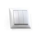 Выключатель 3-кл. СП Селена 10А IP20 С0510-406 бел. Кунцево 8105 Выключатель 3-кл. СП Селена 10А IP20 С0510-406 бел. Кунцево 8105