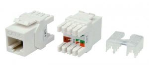 Вставка Keystone Jack RJ45 (8P8C) кат.6 180град. KJ8-8P8C-C6-180-WH бел. Hyperline 426189 Вставка Keystone Jack RJ45 (8P8C) кат.6 180град. KJ8-8P8C-C6-180-WH бел. Hyperline 426189