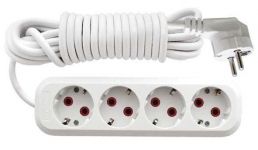 Удлинитель 4х3м с заземл. 10А IP20 У10-555 ПВС 3х0.75 UNIVersal 555-03 Удлинитель 4х3м с заземл. 10А IP20 У10-555 ПВС 3х0.75 UNIVersal 555-03