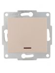 Выключатель 1-кл. 1п СП Karina 10А IP20 с подсветкой механизм крем. LEZARD 707-0388-111 Выключатель 1-кл. 1п СП Karina 10А IP20 с подсветкой механизм крем. LEZARD 707-0388-111