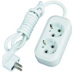 Удлинитель 2х3м с заземл. 13А IP20 Е-302 ПВС 3х1 АБС-пластик UNIVersal 9631973 Удлинитель 2х3м с заземл. 13А IP20 Е-302 ПВС 3х1 АБС-пластик UNIVersal 9631973