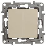 Переключатель 2-кл. СП Etika Plus 10А IP20 250В 10AX безвинтов. зажимы механизм сл. кость Leg 672312 Переключатель 2-кл. СП Etika Plus 10А IP20 250В 10AX безвинтов. зажимы механизм сл. кость Leg 672312