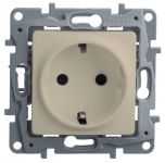 Розетка 1-м СП Etika 16А IP31 250В 2P+E с заземл. защ. шторки немецк. стандарт винтов. клеммы механизм сл. кость Leg 672322 Розетка 1-м СП Etika 16А IP31 250В 2P+E с заземл. защ. шторки немецк. стандарт винтов. клеммы механизм сл. кость Leg 672322