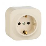 Розетка 1-м ОП Quteo 16А IP20 250В 2P+E с заземл. защ. шторки сл. кость Leg 782250 Розетка 1-м ОП Quteo 16А IP20 250В 2P+E с заземл. защ. шторки сл. кость Leg 782250