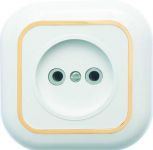 Розетка 1-м СП Валентина РС10-153 10А IP20 бел./зол. Кунцево 7652 Розетка 1-м СП Валентина РС10-153 10А IP20 бел./зол. Кунцево 7652