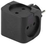 Разветвитель 4-м без заземл. 16А IP20 SP-4-B черн. Эра Б0008207 Разветвитель 4-м без заземл. 16А IP20 SP-4-B черн. Эра Б0008207