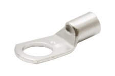 Наконечник медный луженый под опрессовку сечение 10 кв.мм отверстие под М6 (1пакет/100шт)