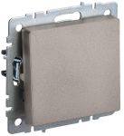 Выключатель 1-кл. СП BRITE ВС10-1-0-БрШ 10А шампань IEK BR-V10-0-10-K37 Выключатель 1-кл. СП BRITE ВС10-1-0-БрШ 10А шампань IEK BR-V10-0-10-K37