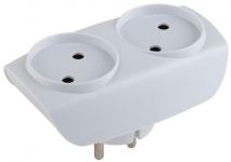 Разветвитель 2-м без заземл. 16А IP20 SP-2-W бел. Эра C0045520 Разветвитель 2-м без заземл. 16А IP20 SP-2-W бел. Эра C0045520