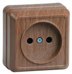 Розетка 1-м ОП Октава 10А IP20 без заземл. дуб IEK ERO10-K04-10-DC Розетка 1-м ОП Октава 10А IP20 без заземл. дуб IEK ERO10-K04-10-DC