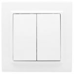 Выключатель 2-кл. СП Минск 10А IP20 бел. Basic EKF ERV10-023-10 Выключатель 2-кл. СП Минск 10А IP20 бел. Basic EKF ERV10-023-10