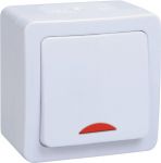 Выключатель 1-кл. ОП Гермес Plus 10А IP54 ВС20-1-1-ГПБ с индикацией цвет клавиши: бел. бел. IEK EVMP11-K01-10-54-EC Выключатель 1-кл. ОП Гермес Plus 10А IP54 ВС20-1-1-ГПБ с индикацией цвет клавиши: бел. бел. IEK EVMP11-K01-10-54-EC