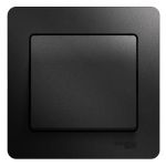 Выключатель 1-кл. СП Glossa 10А IP20 (сх. 1) 10AX в сборе антрацит SE GSL000712 Выключатель 1-кл. СП Glossa 10А IP20 (сх. 1) 10AX в сборе антрацит SE GSL000712